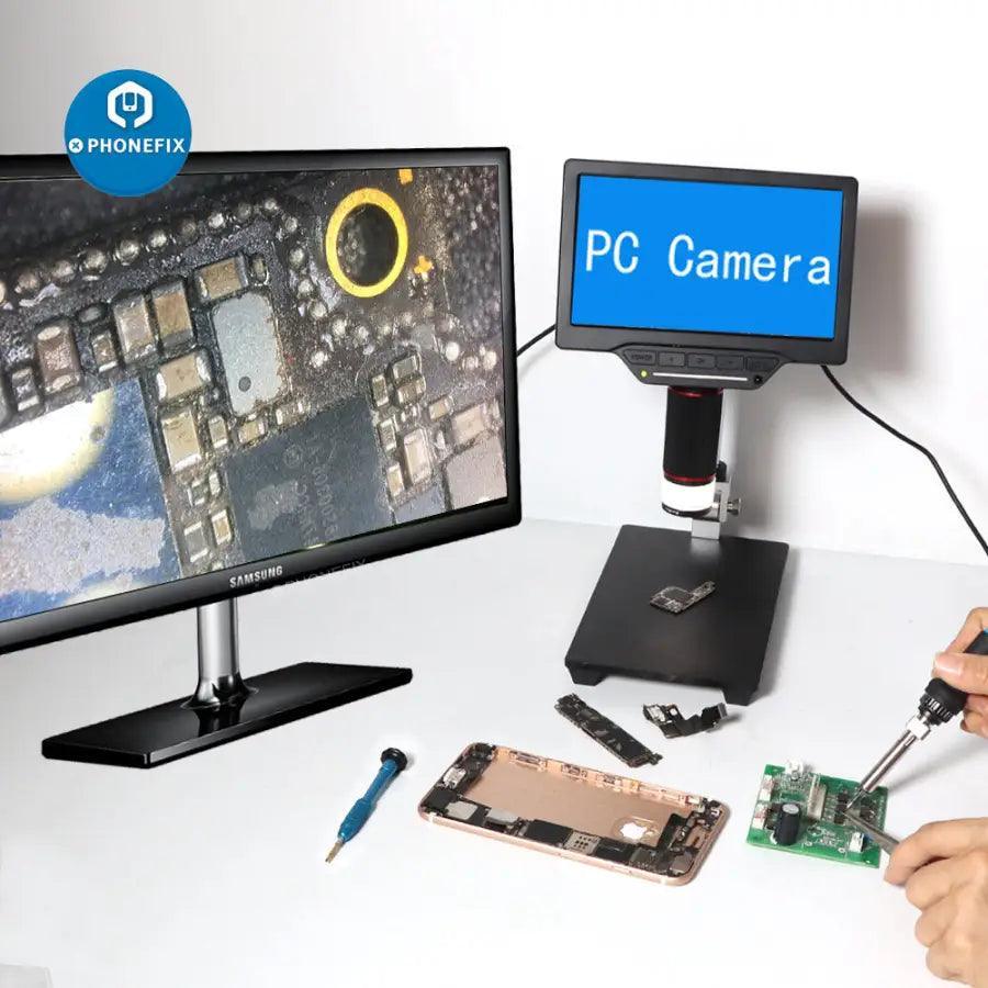 5 Inch HD Screen Electronic Magnifying Glass USB Digital Microscope - Image 4