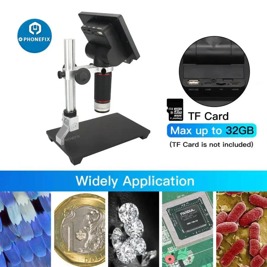 5 Inch HD Screen Electronic Magnifying Glass USB Digital Microscope - Image 5