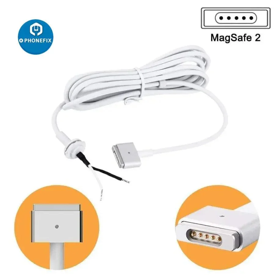 5 Pin DC Cord Cable T-Style Plug For Magsafe2 Charger AC Power Adapter - Image 7
