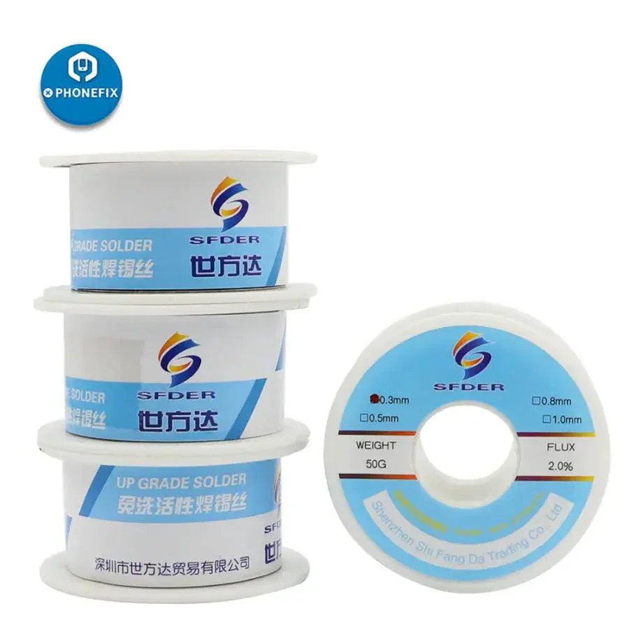 50g High Purity Rosin Solder Wire Core No Cleaning Wire 0.3 0.5 0.8mm - Image 3