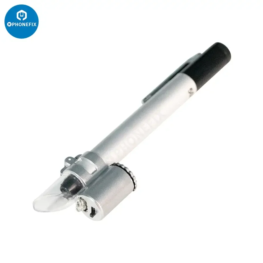 50X Pen Style Magnifying Glass Pocket Scale Microscope Lighted Loupe - Image 8