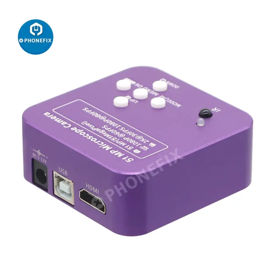 51MP 2K 1080P 60FPS HDMI USB Microscope Camera Soldering Repair - Image 7