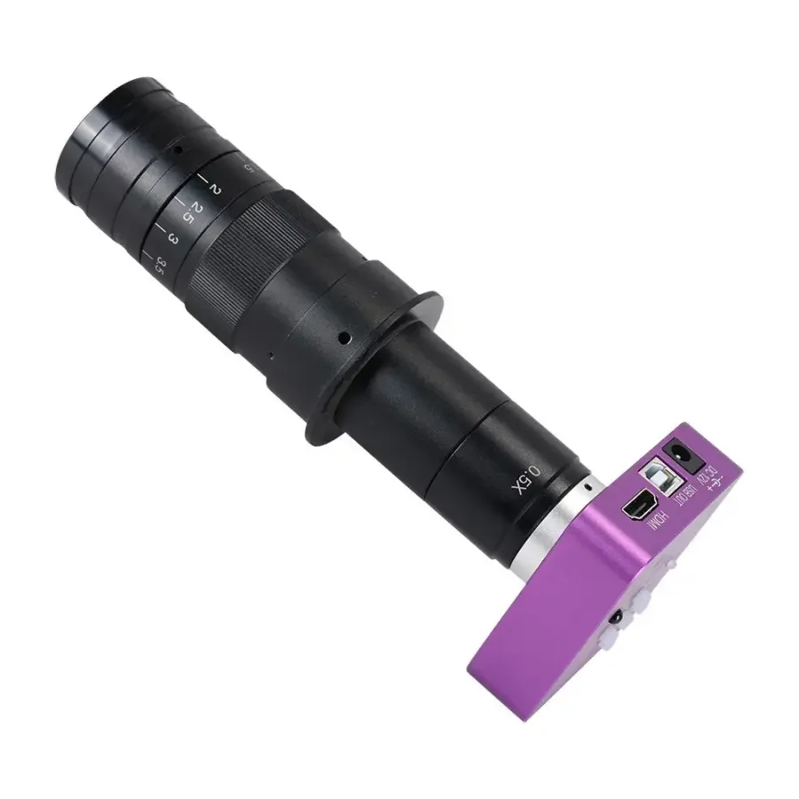 51MP 2K HDMI Industrial Microscope Camera 180X Lens Ring Light - Image 11