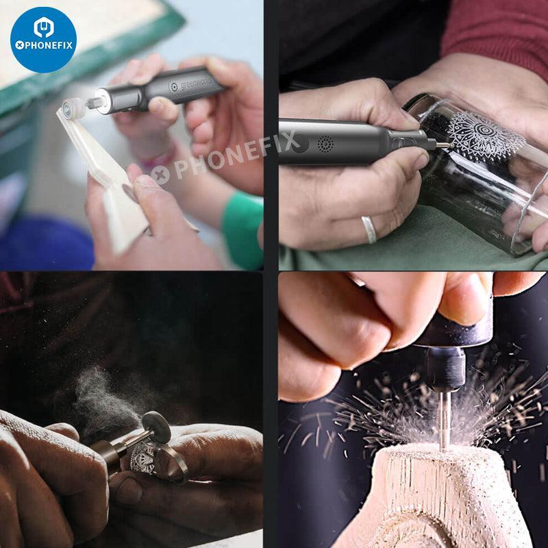 52 In 1 Mini Cordless Rotary Toolkit Grinder USB Punch Engraving Pen - Image 3