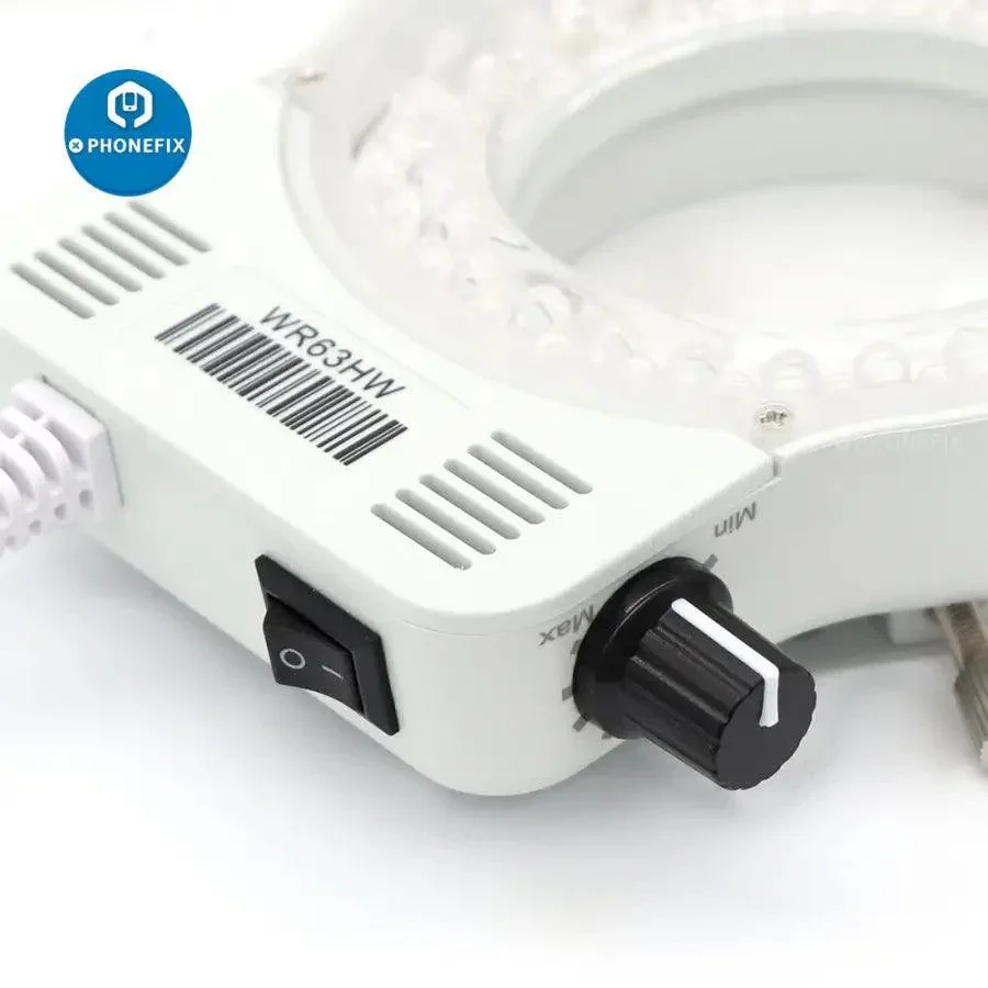 56 LED Adjustable Ring Light Illuminator Lamp for Stereo Microscope - Image 14