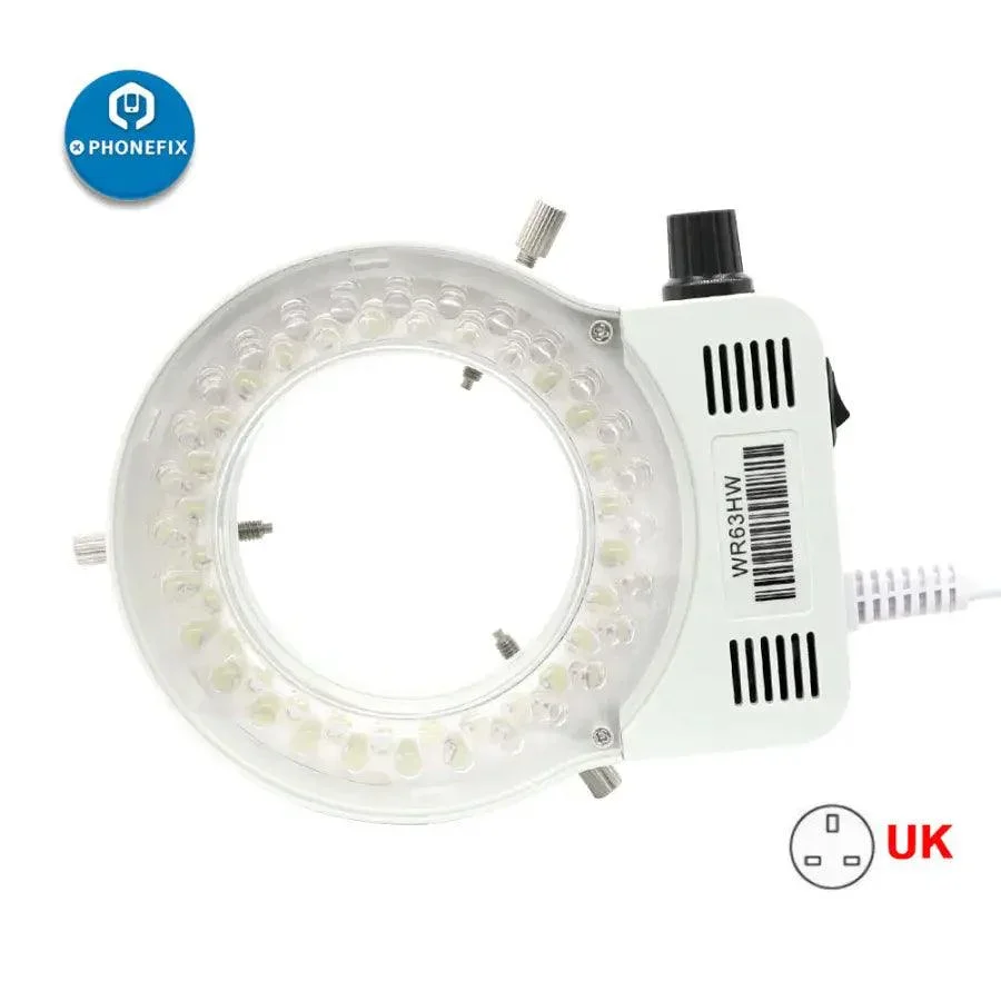 56 LED Adjustable Ring Light Illuminator Lamp for Stereo Microscope - Image 7