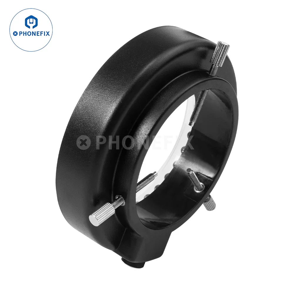 56 LED Purple UV Light Brightness Adjustable Microscope Ring Lamp - Image 6