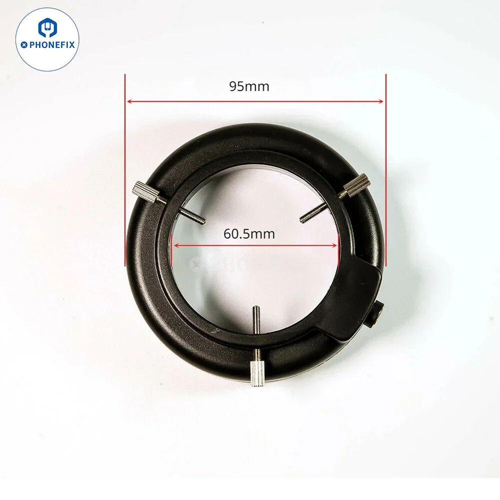 56 LED Purple UV Light Brightness Adjustable Microscope Ring Lamp - Image 8
