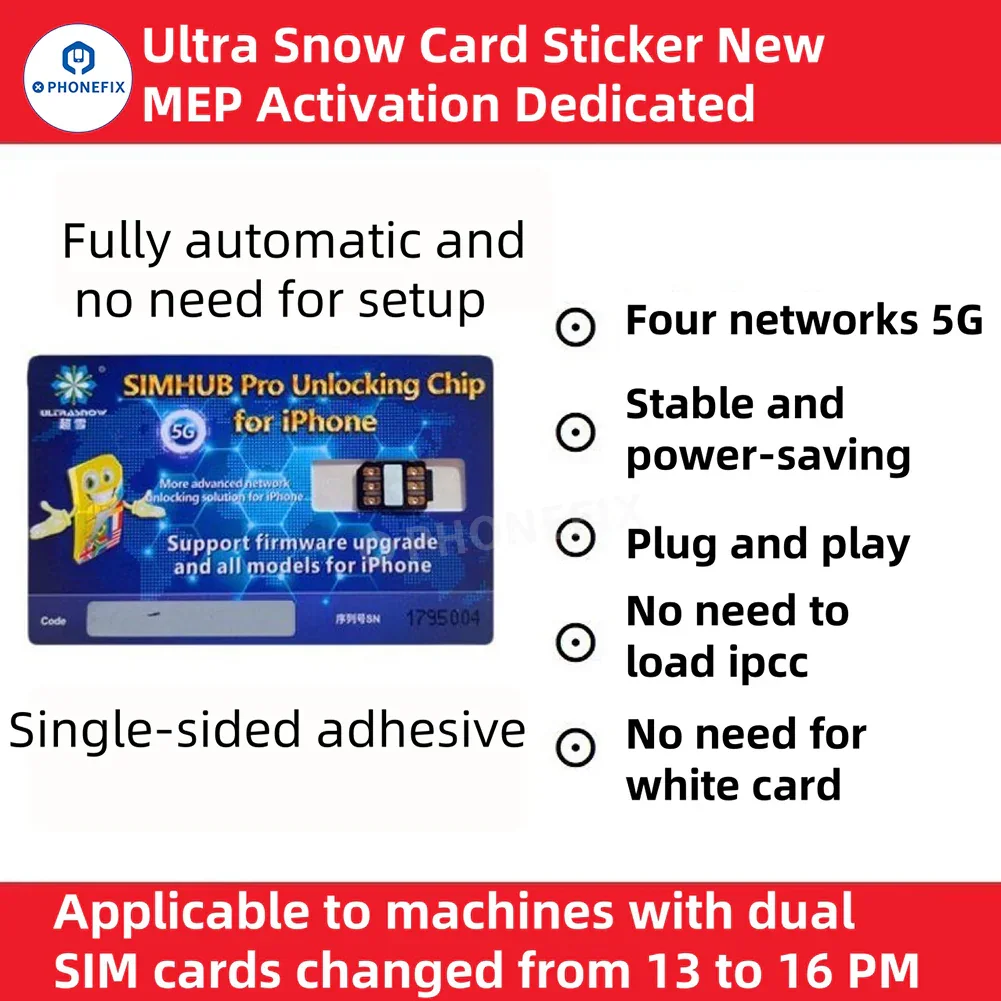 5G SIMHUB Pro Unlocking Card for iPhone 13-16 Pro Max Network - Image 2