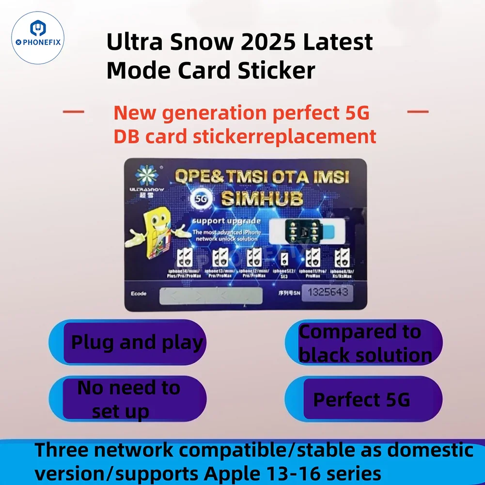 5G SIMHUB Pro Unlocking Card for iPhone 13-16 Pro Max Network - Image 3