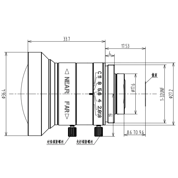 5MP 1/1.8Inch fixed-focal lenses machine vision Industrial Manual Iris Lens - Image 12