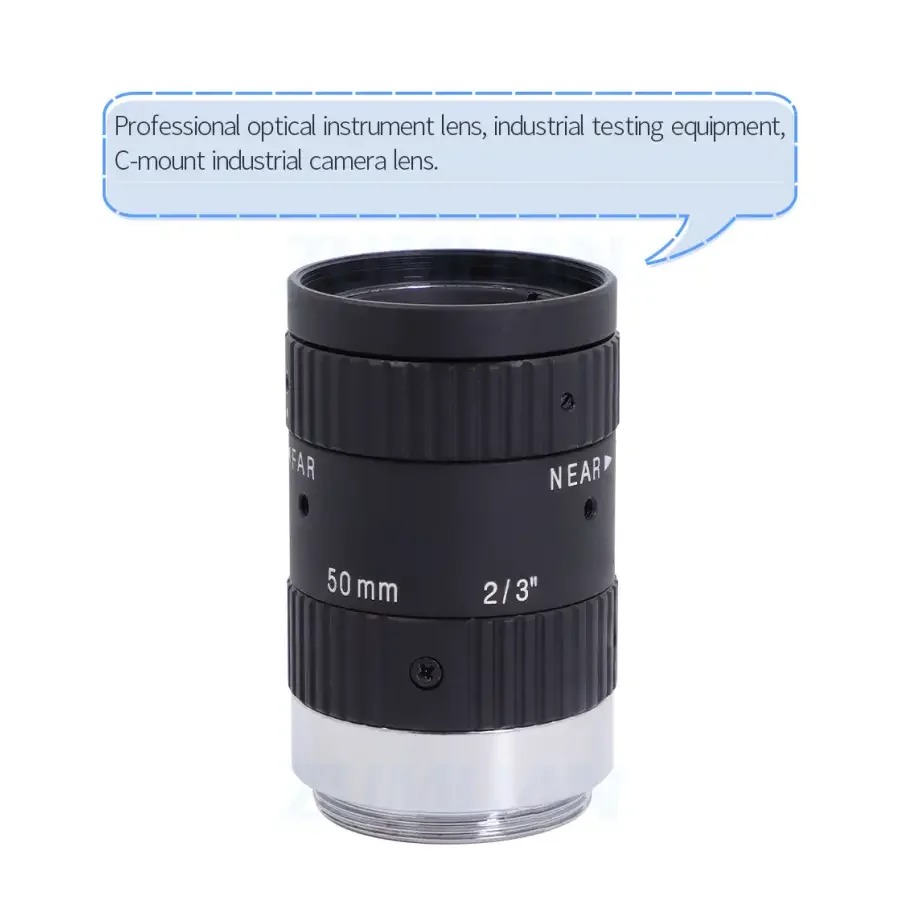 5MP 16mm-50mm 1/1.8" FA Prime Lens C-mount F1.8-16 Manual Iris Lens - Image 10