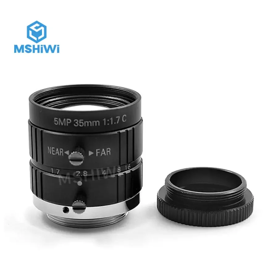 5MP 2/3" F1.7Manual Iris 35mm Prime Lens For Industrial Camera - Image 6