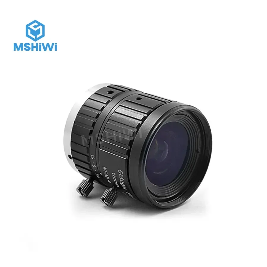 5MP F1.6 C Mount Camera Lens 2/3" 16mm Manual Iris Fixed Focus Lenses - Image 3