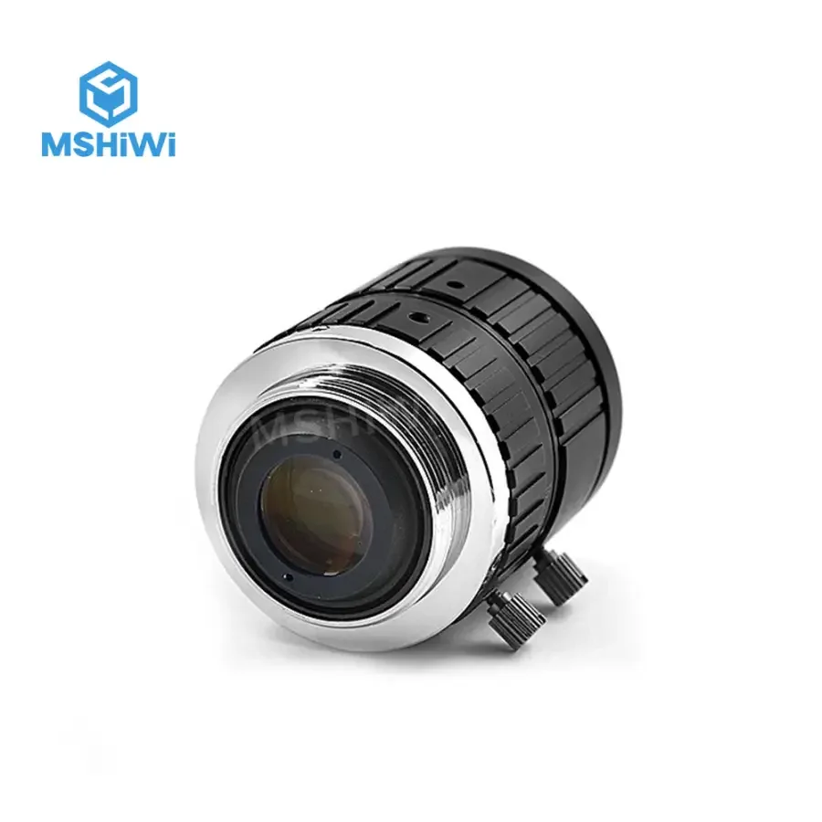 5MP F1.6 C Mount Camera Lens 2/3" 16mm Manual Iris Fixed Focus Lenses - Image 4