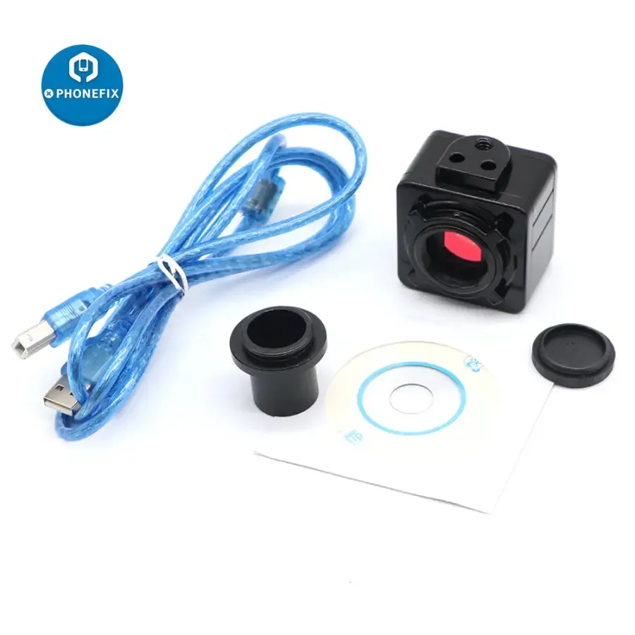 5MP USB Microscope Camera Eyepiece C-Mount Adapter 30/30.5mm Ring - Image 10