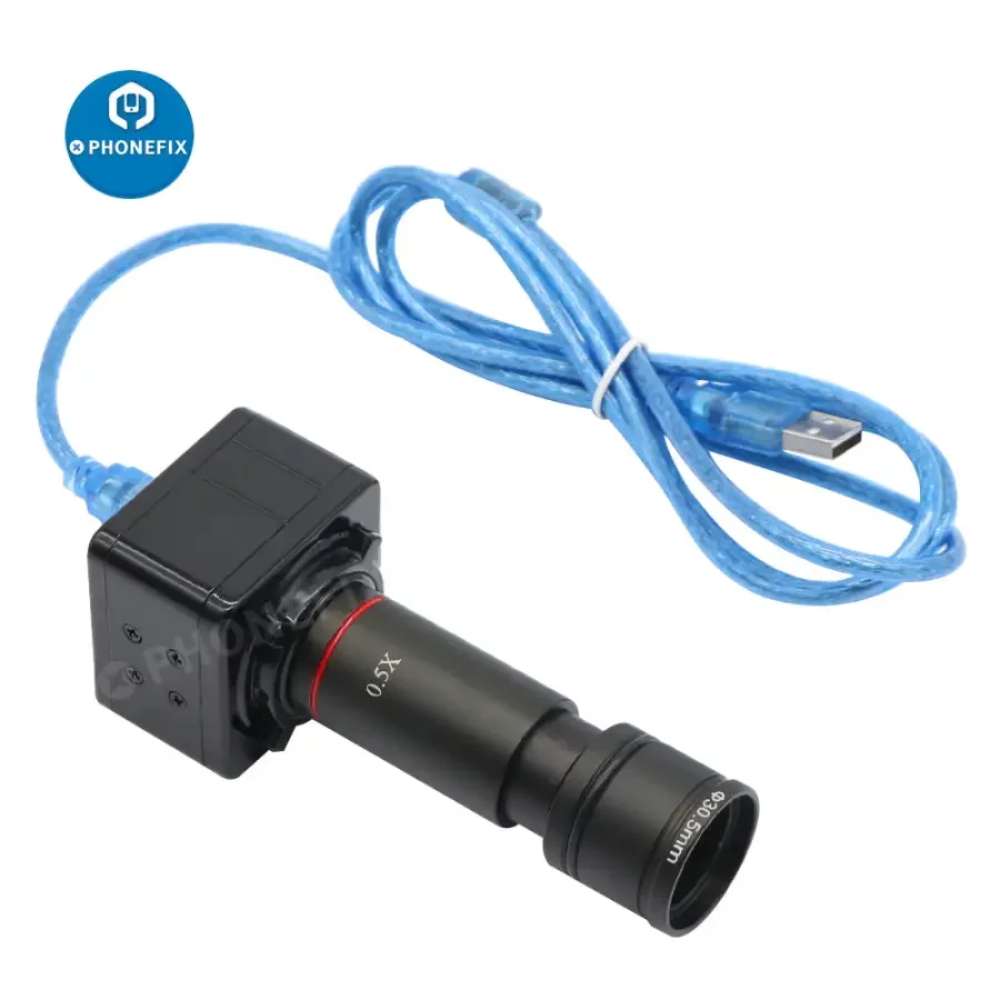 5MP USB Microscope Camera Eyepiece C-Mount Adapter 30/30.5mm Ring - Image 2