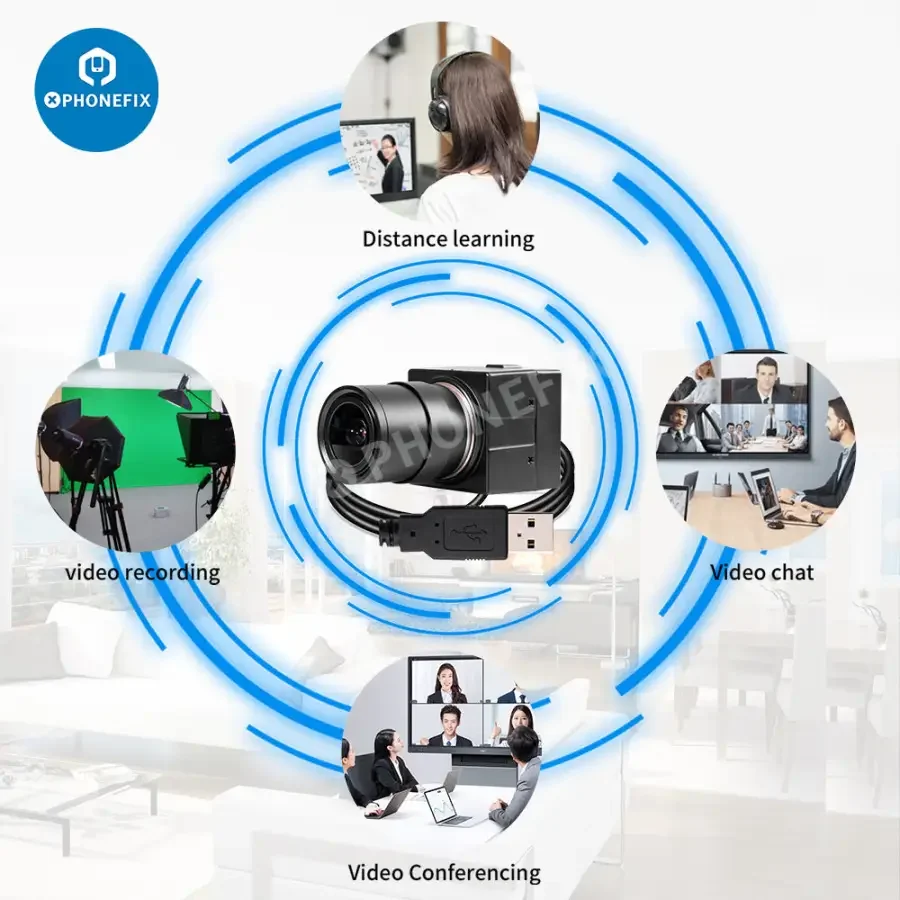 5MP UVC USB Webcam HD Industrial PC Camera - Image 10