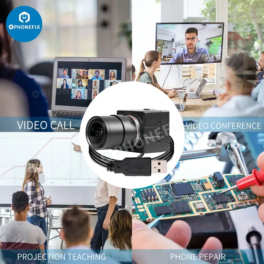 5MP UVC USB Webcam HD Industrial PC Camera - Image 6