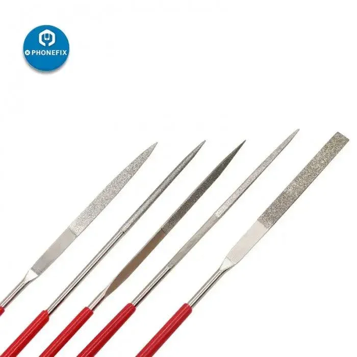 5Pcs 180mm Diamond Files Steel Files for Carving Craft Tool - Image 2