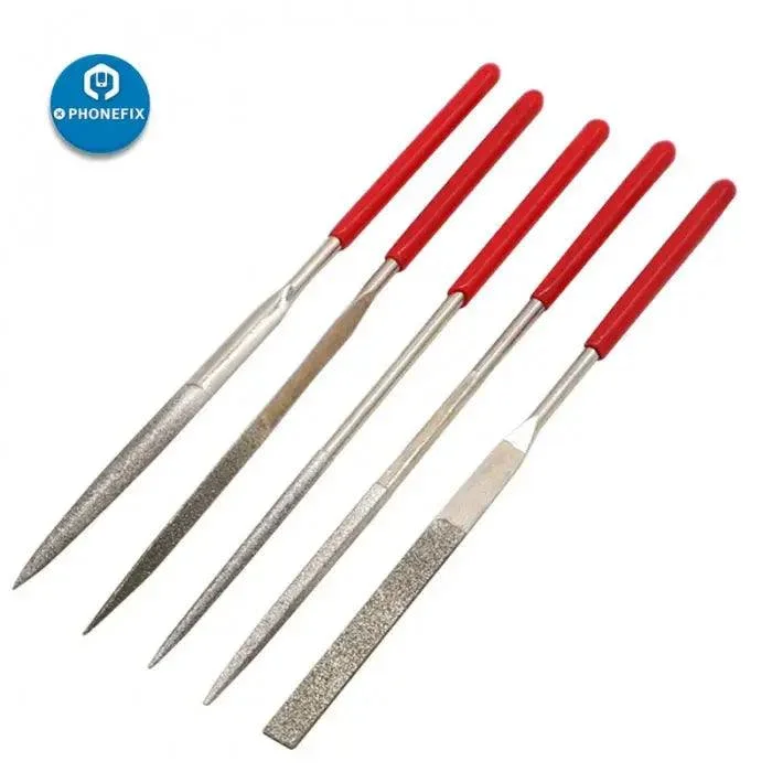 5Pcs 180mm Diamond Files Steel Files for Carving Craft Tool - Image 3