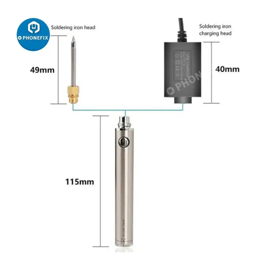 5V 8W Electric Rechargeable Soldering Iron Wireless Welding Pen - Image 6