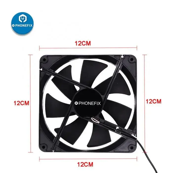 5V USB Fan Air Filter Tool Solder Iron Smoke Absorber - Image 3