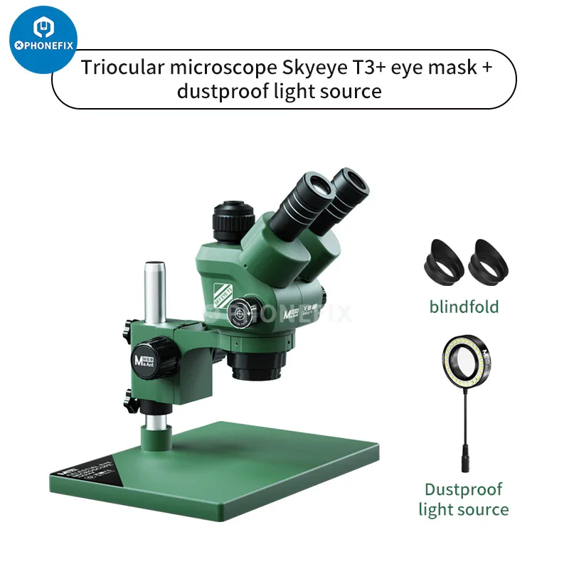 6.5-58X Trinocular Stereo Microscope With HD 4K Camera CTV Lens - Image 3