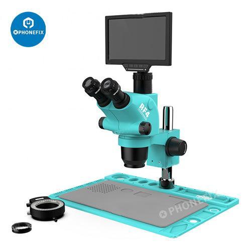 6.5-65X 7-50X Zoom Trinocular Stereo Microscope With HD Camera Monitor - Image 2