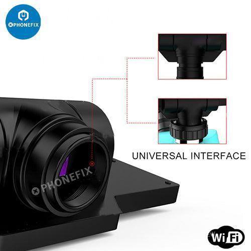 6.5-65X 7-50X Zoom Trinocular Stereo Microscope With HD Camera Monitor - Image 4