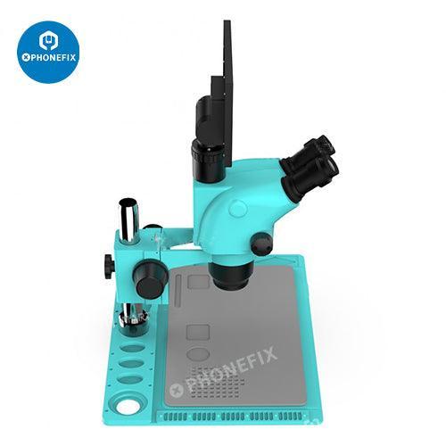 6.5-65X 7-50X Zoom Trinocular Stereo Microscope With HD Camera Monitor - Image 5