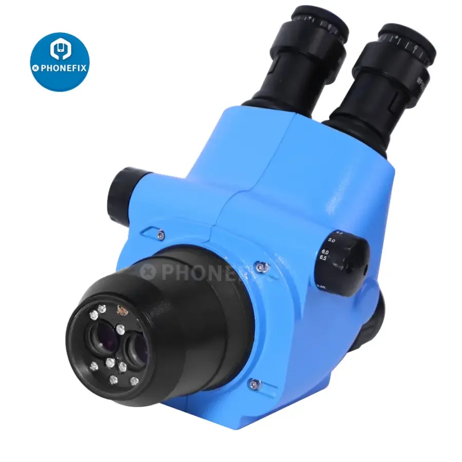 6.5X-65X Trinocular Stereo Zoom Microscope With 10X/20mm Eyepiece - Image 11