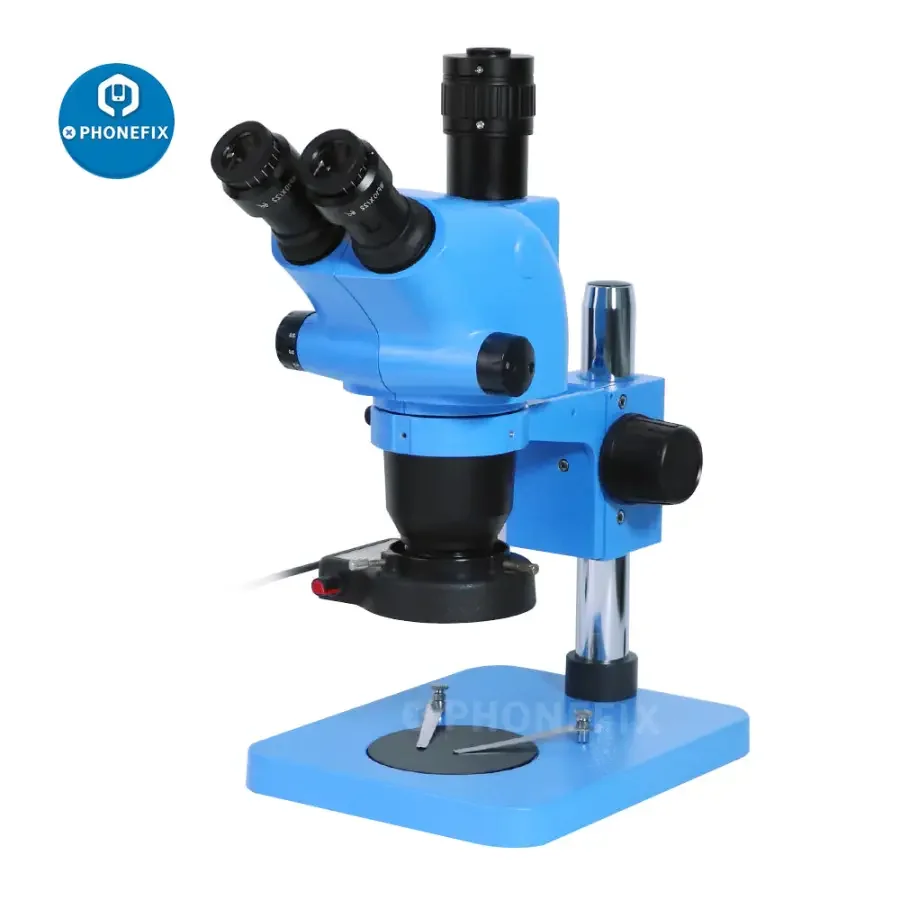 6.5X-65X Trinocular Stereo Zoom Microscope With 10X/20mm Eyepiece - Image 2