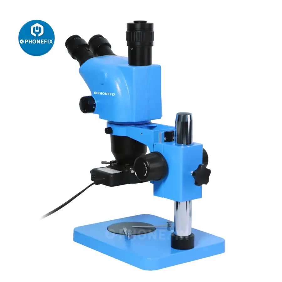 6.5X-65X Trinocular Stereo Zoom Microscope With 10X/20mm Eyepiece - Image 3