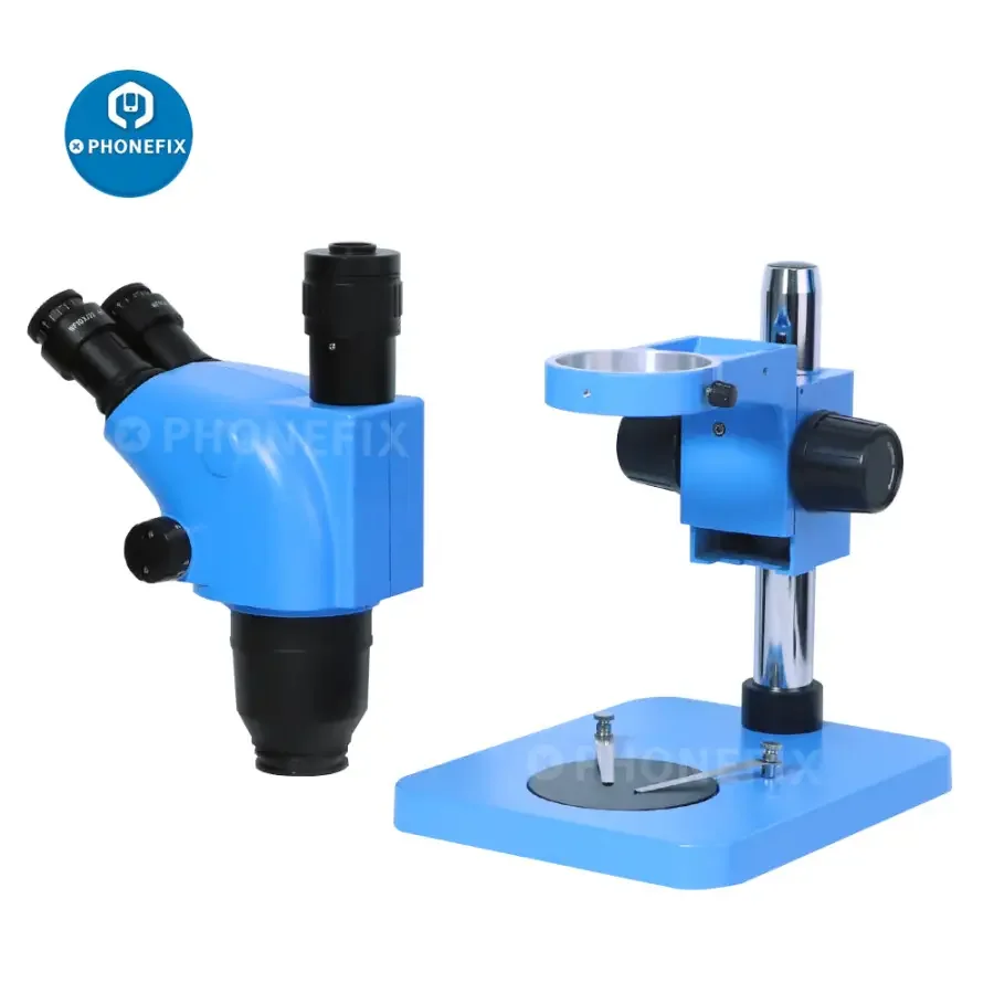 6.5X-65X Trinocular Stereo Zoom Microscope With 10X/20mm Eyepiece - Image 7