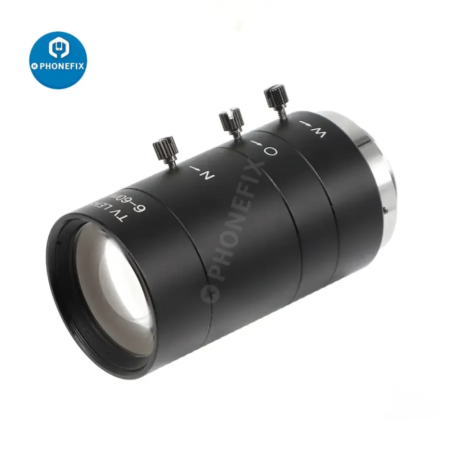 6-60mm CS Mount Lens Manual Varifocal Lens For Industrial Microscope - Image 3