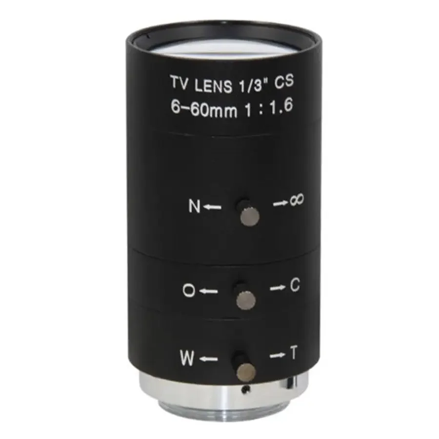 6-60mm CS Mount Lens Manual Varifocal Lens For Industrial Microscope - Image 6