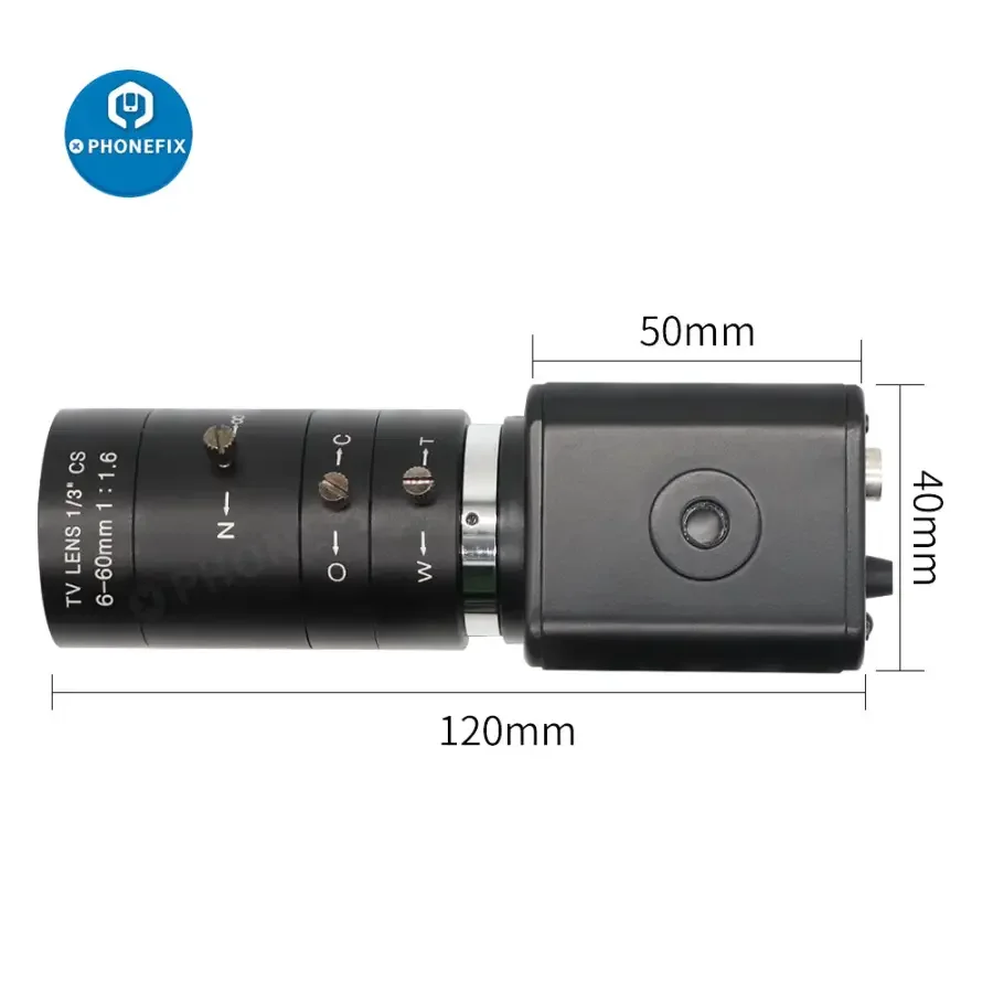 6-60mm F1.6 Lens 2.0MP 60FPS 1080p HDMI Industry Camera - Image 4
