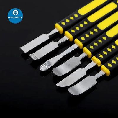 6 In 1 Dual Ends Metal Pry Bar Crowbar Kit Mobile Phone Opening Tool - Image 5