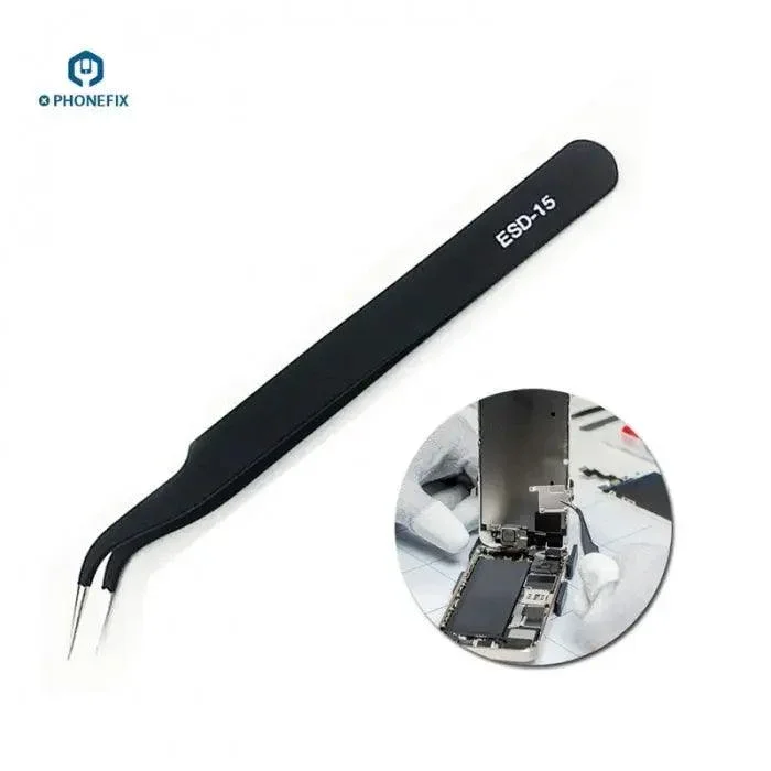 6 Kinds Stainless Steel SWDT Tweezers for iPhone Repair Tool - Image 3