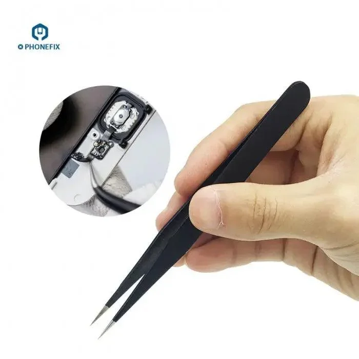 6 Kinds Stainless Steel SWDT Tweezers for iPhone Repair Tool - Image 5