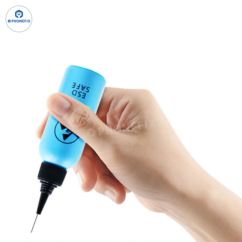 60ML Antistatic Solvent Bottle With Needle Tip Flux Dispenser - Image 5