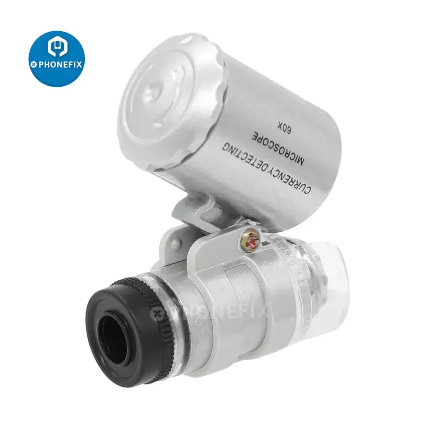 60X Mini Jeweler Loupe Currency Detecting + LED UV Light Magnifier - Image 6