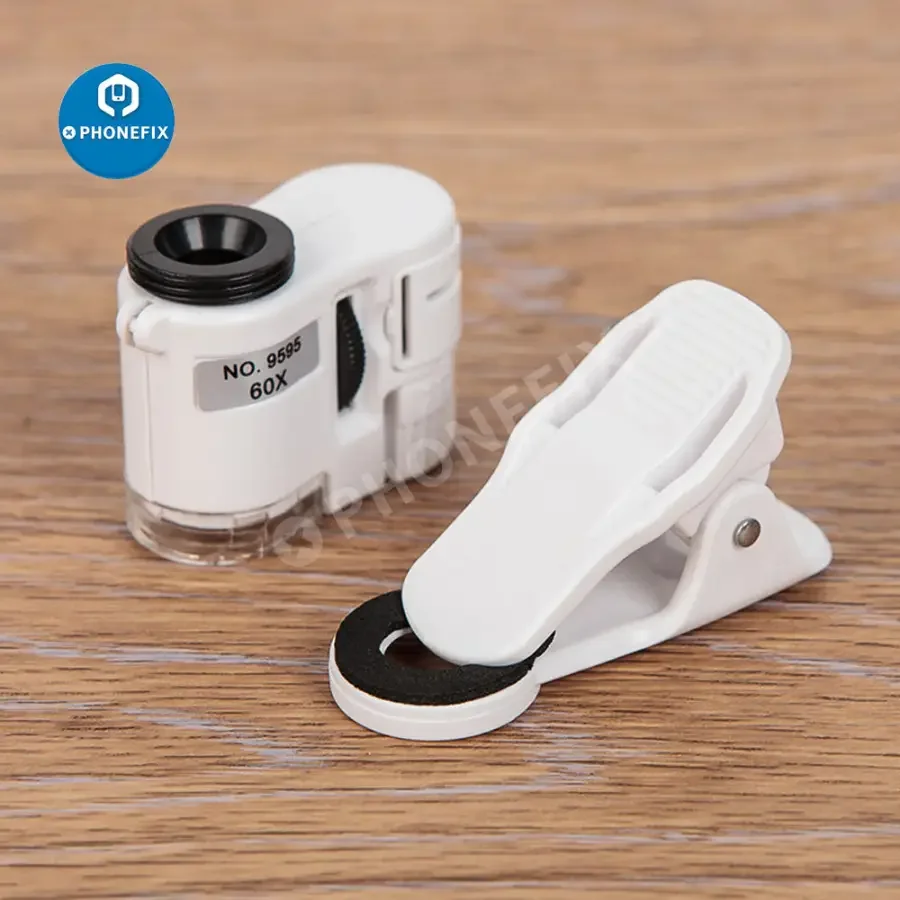 60X Universal Portable Clip Microscope  LED Magnifying Glass Focusing - Image 3