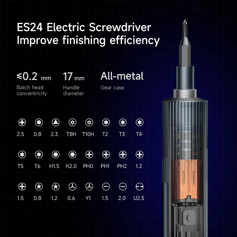 62 In 1 Electric Precision Screwdriver Set Phone PC Repair DIY Toolkit - Image 8