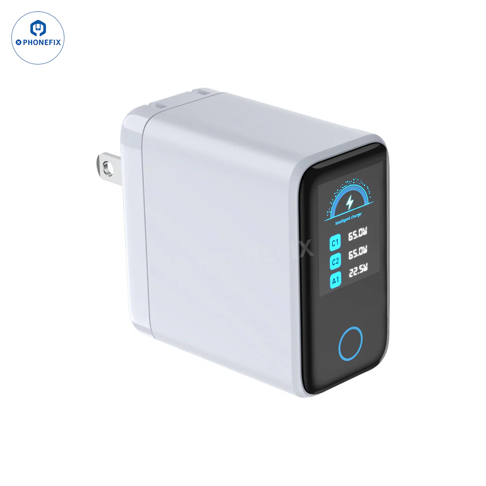 65W LCD Digital Display Fast Charger USB-C Power PD Adapter - Image 3