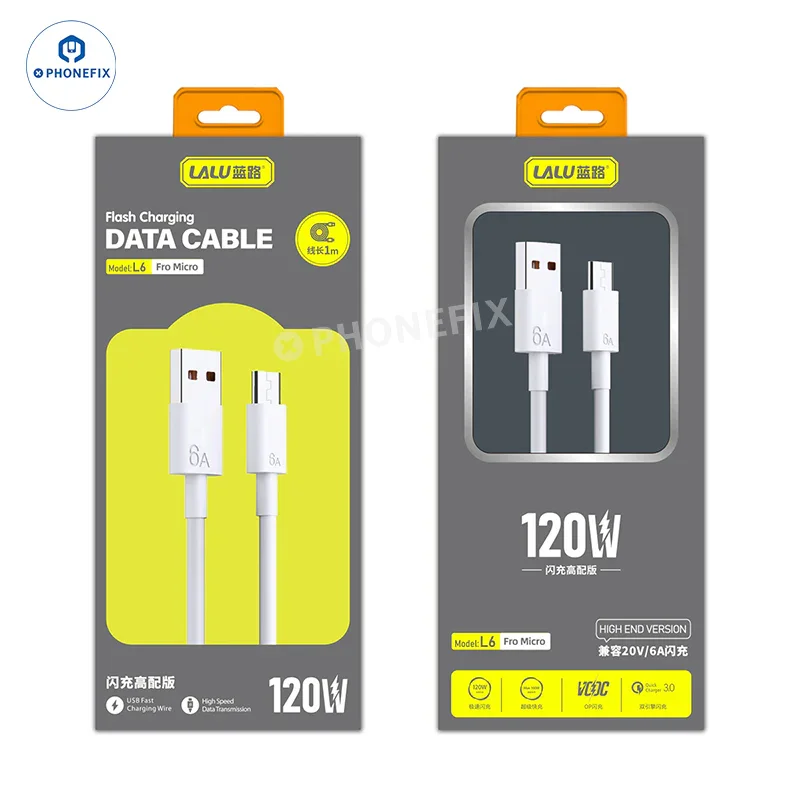 6A Fast Charging Data Cable Micro Type-C Lightning for iPhone Android - Image 14