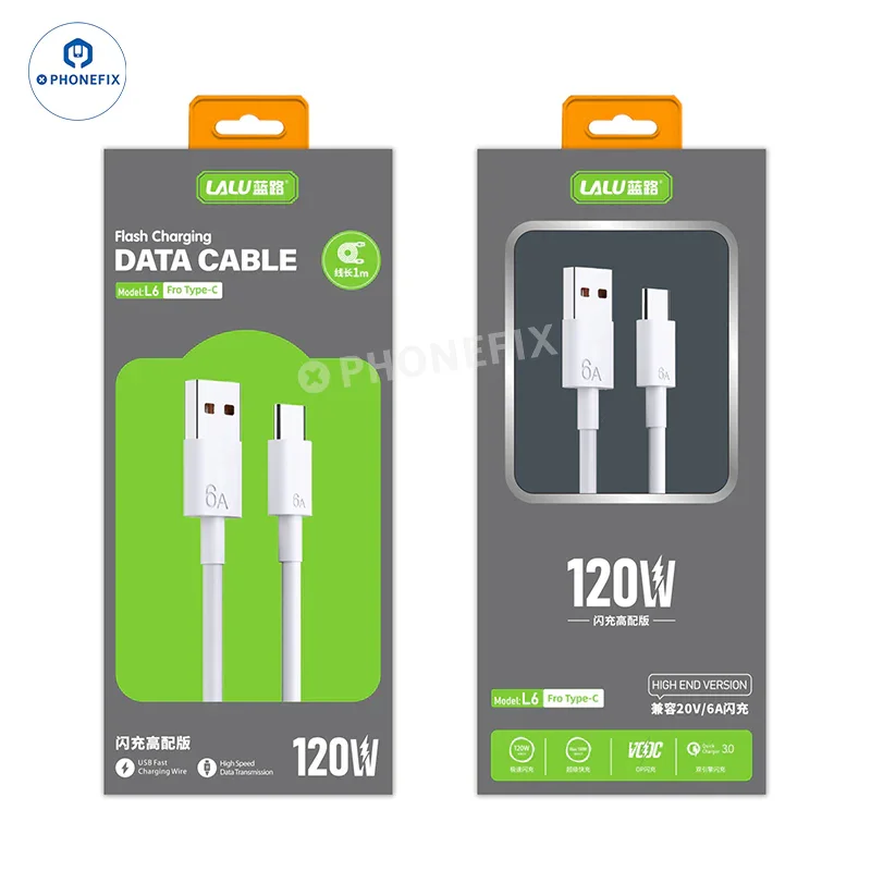 6A Fast Charging Data Cable Micro Type-C Lightning for iPhone Android - Image 15