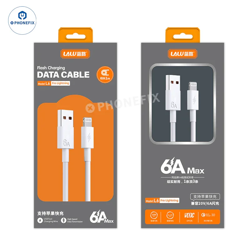 6A Fast Charging Data Cable Micro Type-C Lightning for iPhone Android - Image 16