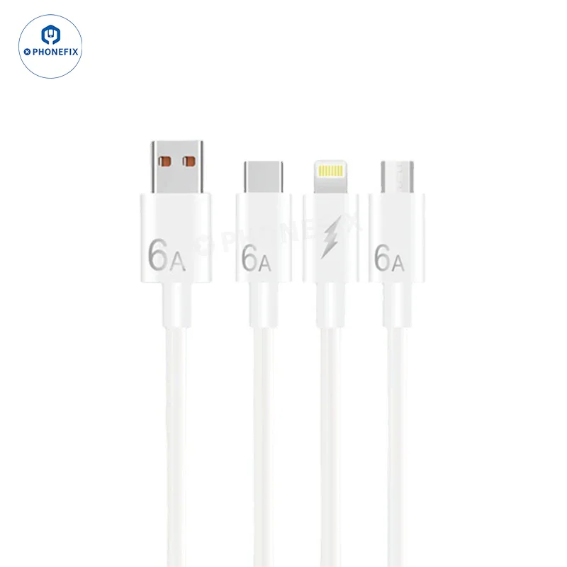 6A Fast Charging Data Cable Micro Type-C Lightning for iPhone Android - Image 6